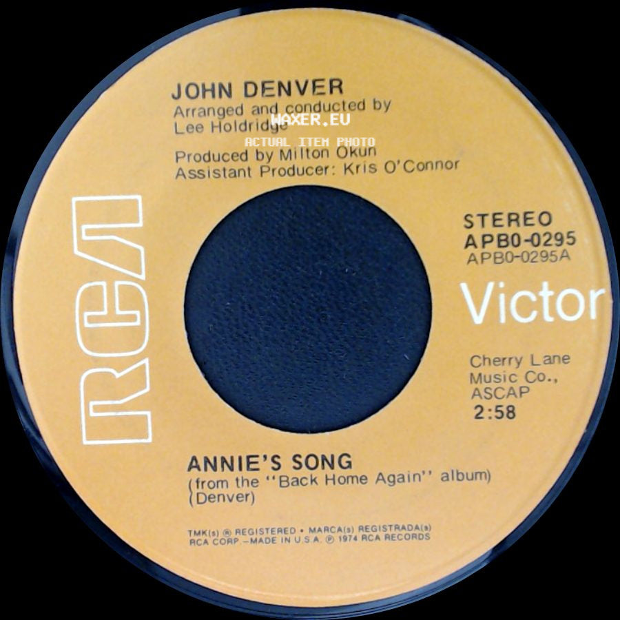 John Denver - Cool An' Green An' Shady / Annie's Song side B