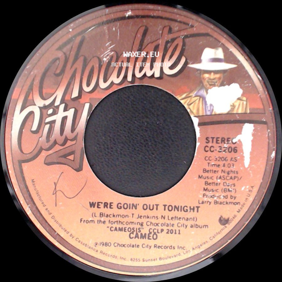 Cameo - We're Goin' Out Tonight / On The One side A