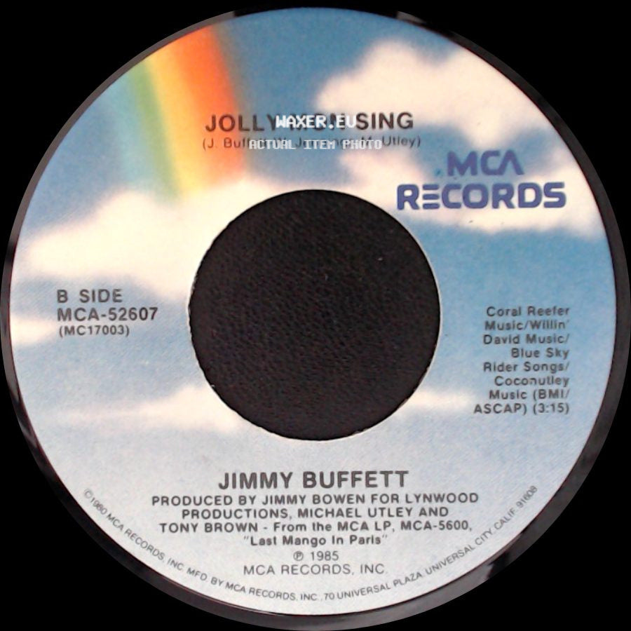 Jimmy Buffett - Gypsies In The Palace / Jolly Mon Sing side B