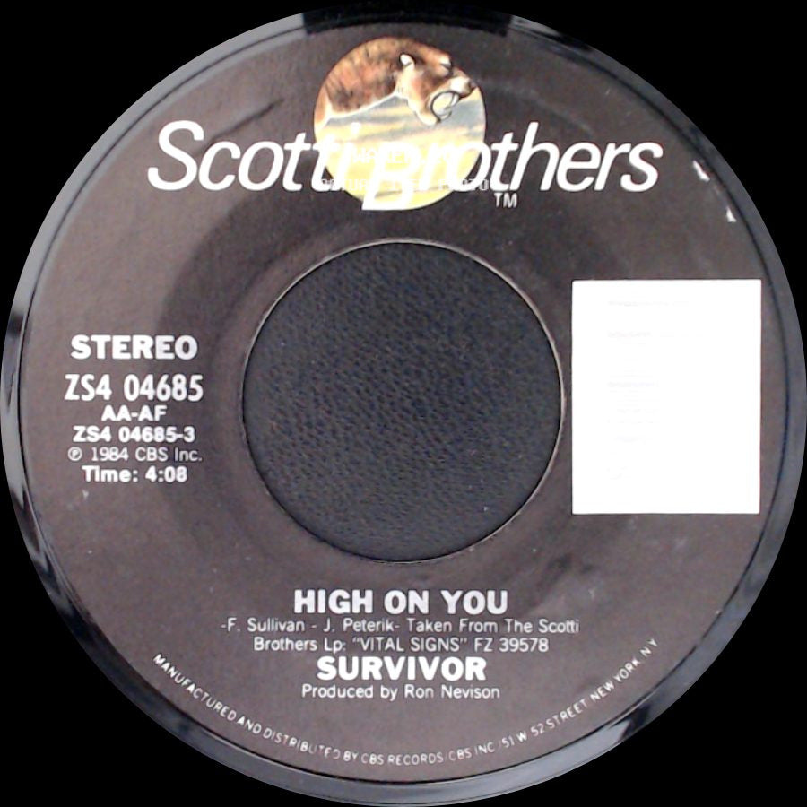 Survivor - High On You / Everlasting side A