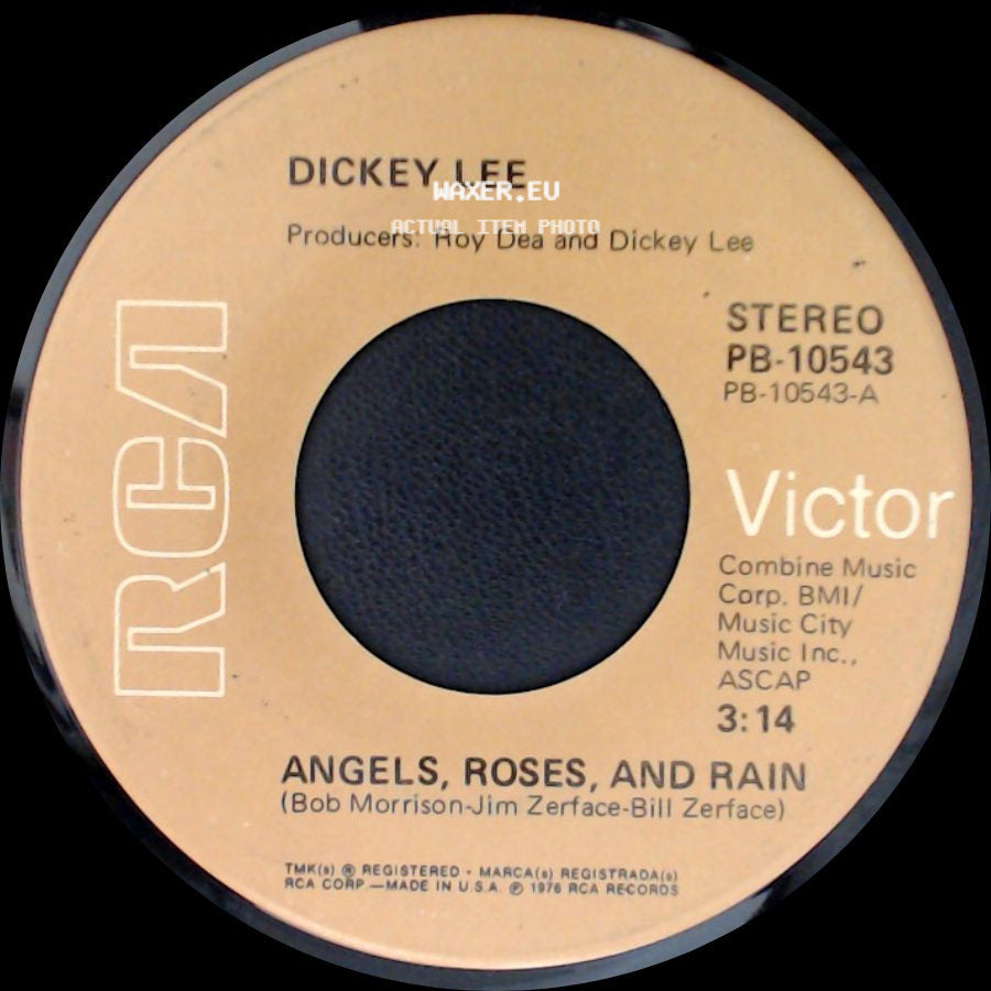 Dickey Lee - Angels, Roses, And Rain / Danna side A