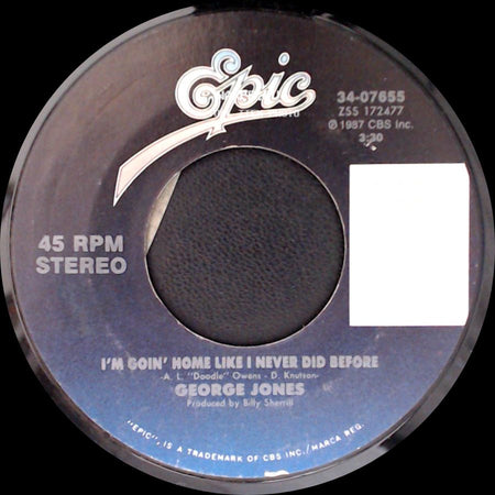 George Jones - I'm Goin' Home Like I Never Did Before / The Bird side A