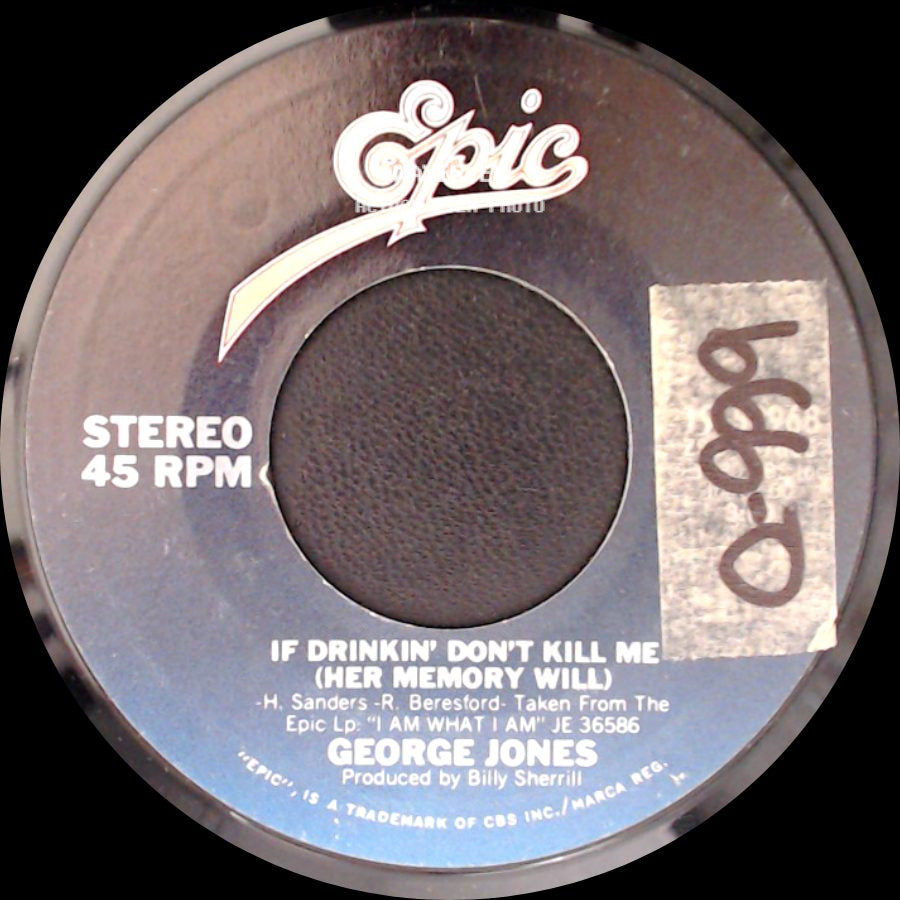 George Jones - If Drinkin' Don't Kill Me (Her Memory Will) / Brother To The Blues side A