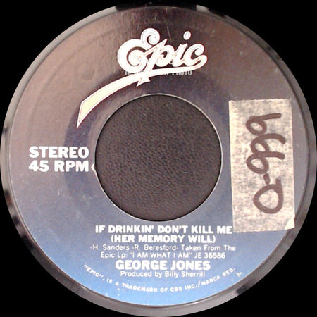 George Jones - If Drinkin' Don't Kill Me (Her Memory Will) / Brother To The Blues side A