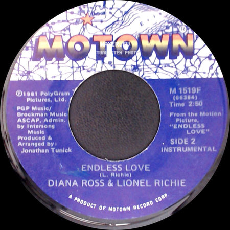 Diana Ross & Lionel Richie - Endless Love / Endless Love side B