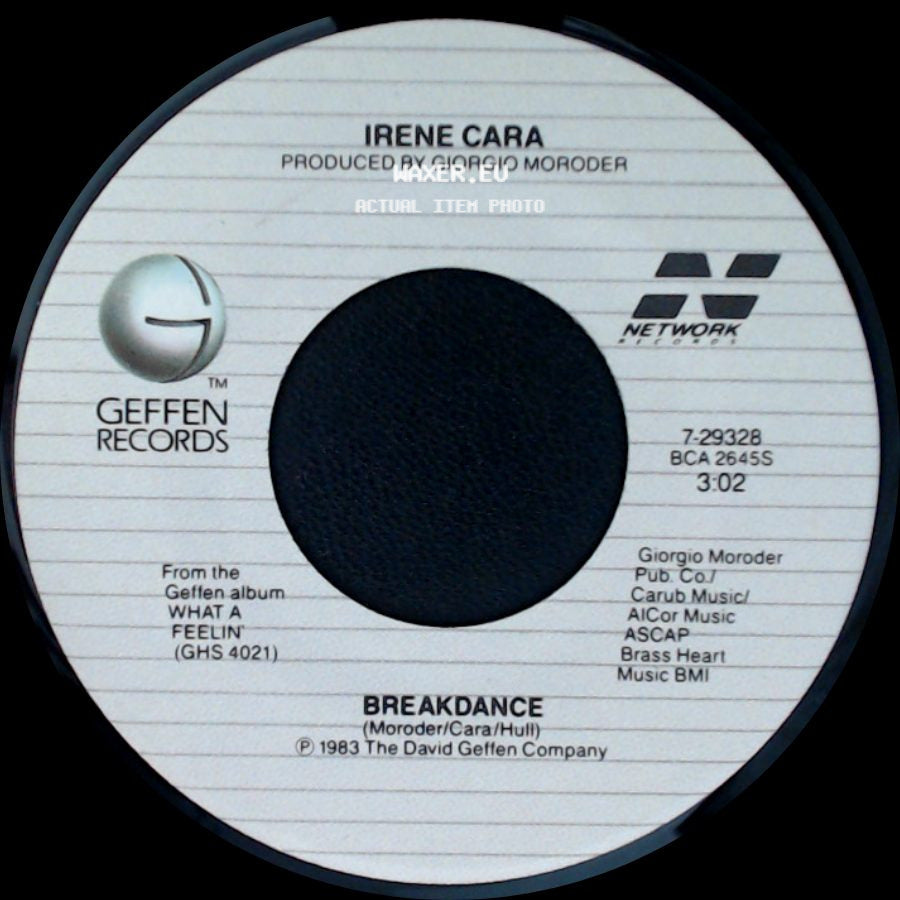 Irene Cara - Cue Me Up / Breakdance side B