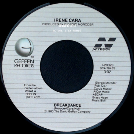 Irene Cara - Cue Me Up / Breakdance side B