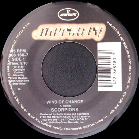 Scorpions - Wind Of Change / Money And Fame side A
