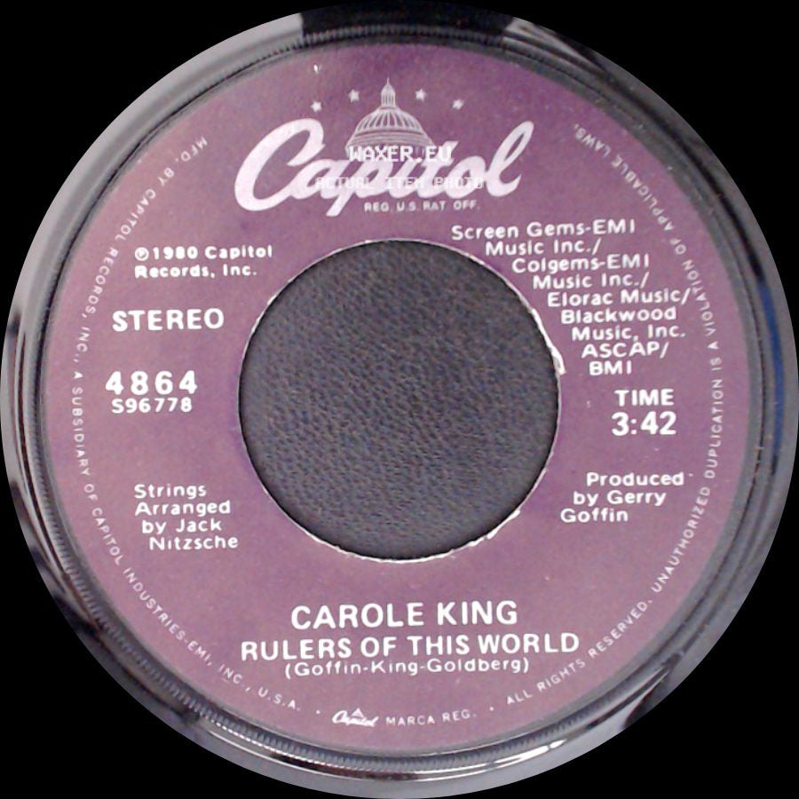 Carole King - Rulers Of This World / One Fine Day side A