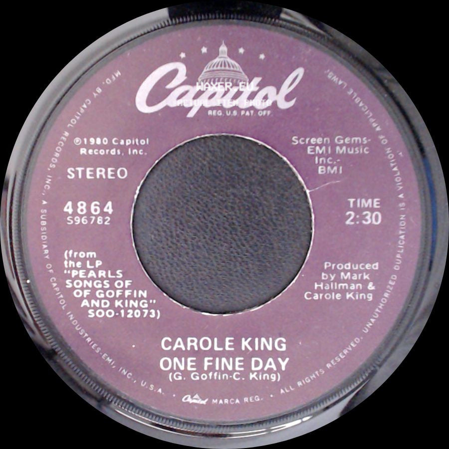 Carole King - Rulers Of This World / One Fine Day side B