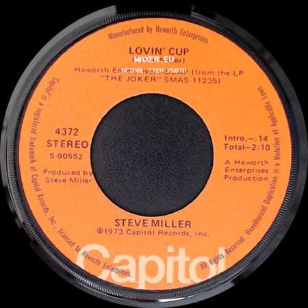 Steve Miller - Fly Like An Eagle / Lovin' Cup side B