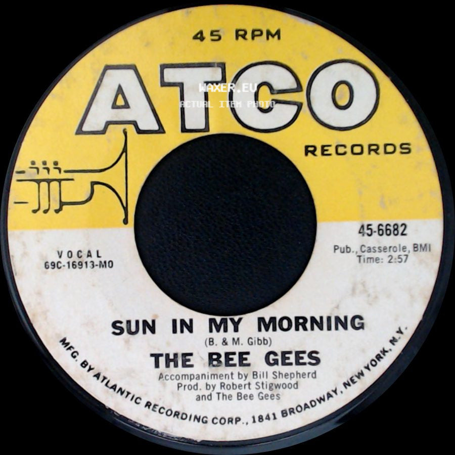 The Bee Gees - Sun In My Morning / Tomorrow Tomorrow side A