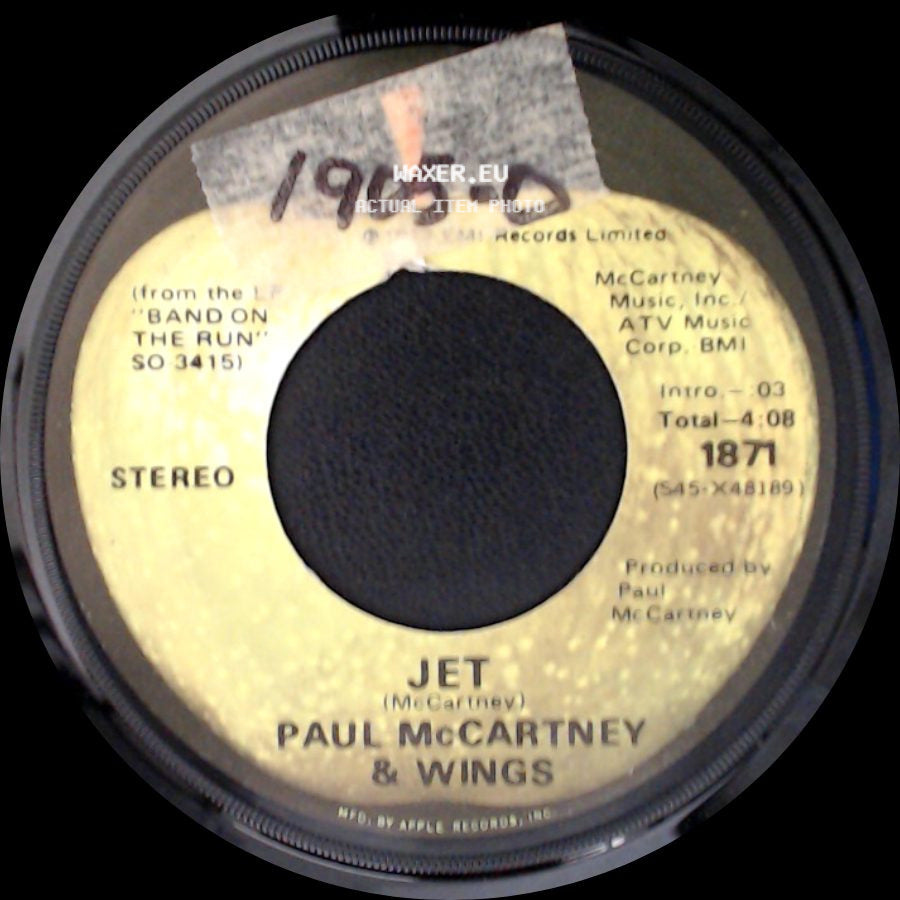 Paul Mccartney & Wings - Mamunia / Jet side B