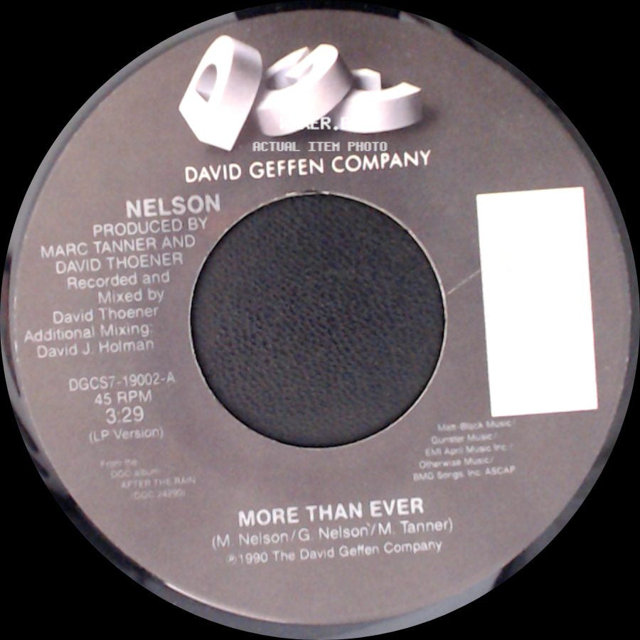Nelson - Keep One Heart / More Than Ever side B