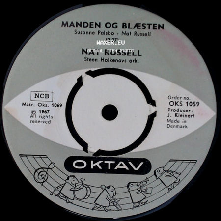 Nat Russell - Det Er Svært, Når Man Længes / Manden Og Blæsten side B