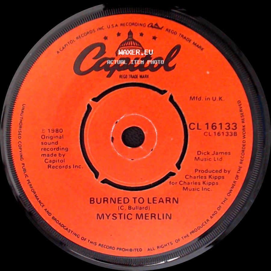 Mystic Merlin - Burned To Learn / Just Can't Give You Up (Edited Version) side A