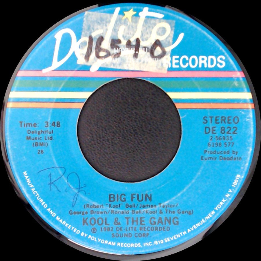 Kool & The Gang - No Show / Big Fun side B