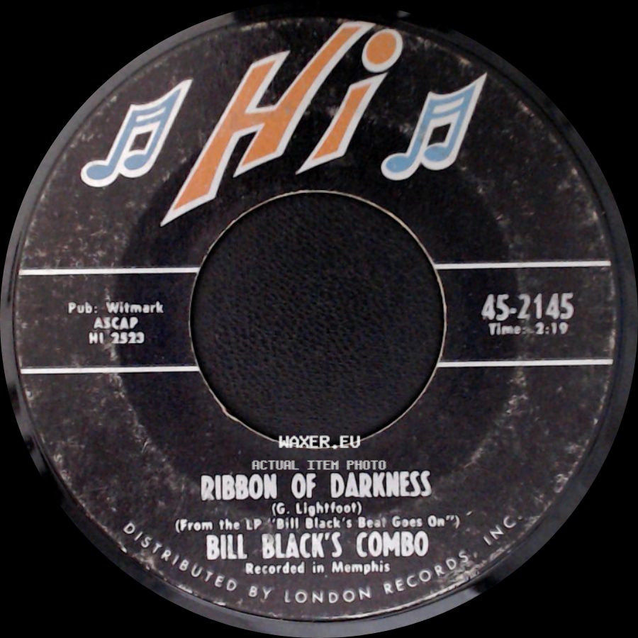 Bill Black's Combo - Turn On Your Love Light / Ribbon Of Darkness side B