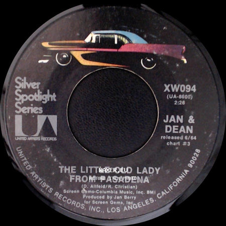 Jan & Dean - Popsicle / The Little Old Lady From Pasadena side B