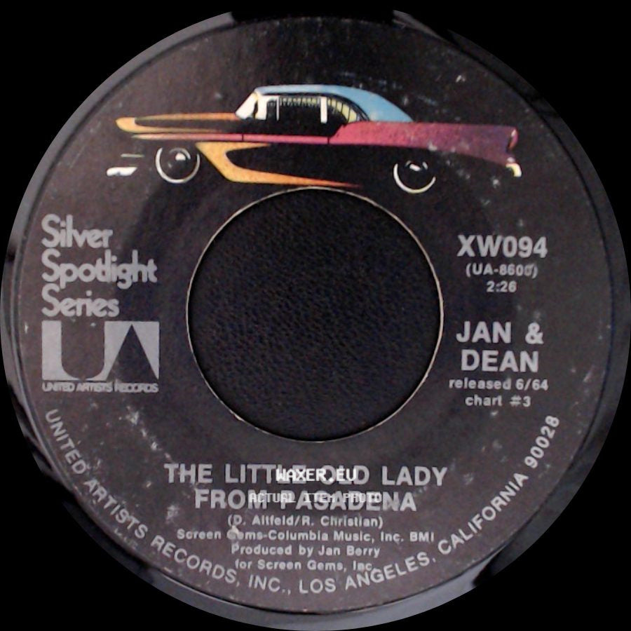 Jan & Dean - Popsicle / The Little Old Lady From Pasadena side B