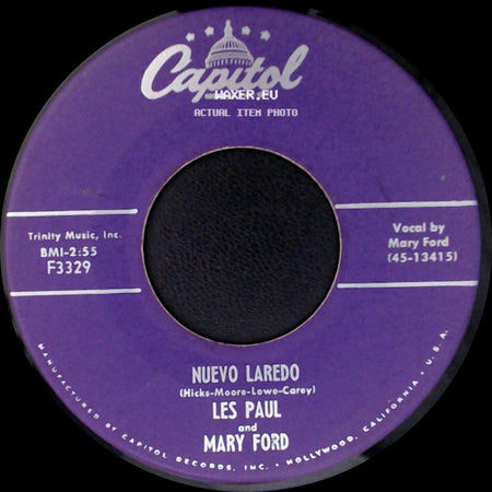 Les Paul / Les Paul And Mary Ford - Moritat (Theme From "Three Penny Opera") / Nuevo Laredo side B