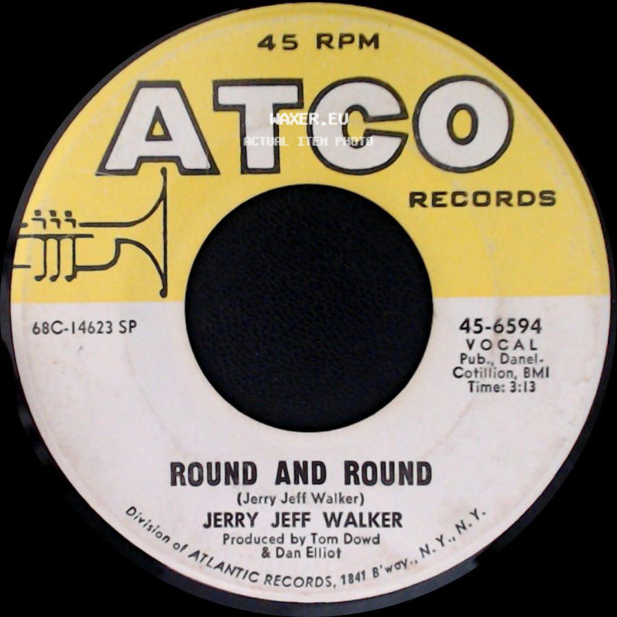 Jerry Jeff Walker - Mr. Bojangles / Round And Round side B