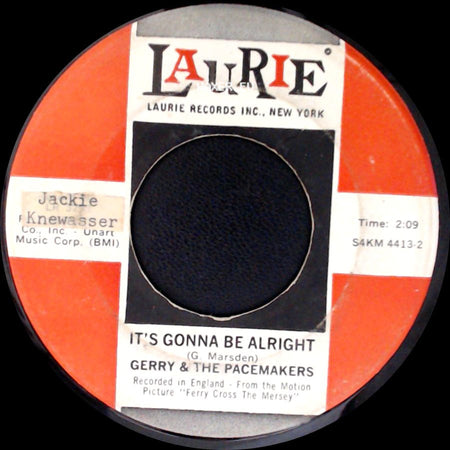 Gerry & The Pacemakers - Skinny Minnie / It's Gonna Be Alright side B