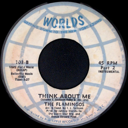 The Flamingos - Think About Me / Think About Me side B