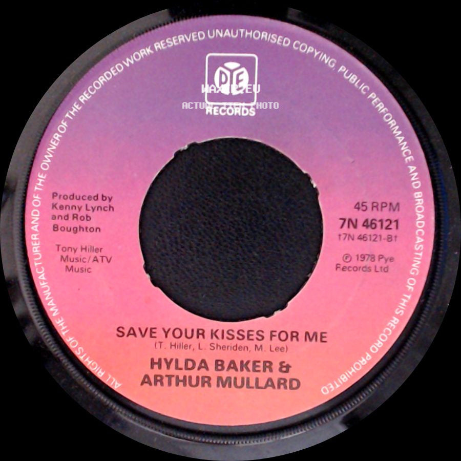 Hylda Baker & Arthur Mullard - You're The One That I Want / Save Your Kisses For Me side B