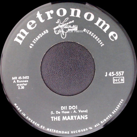 The Maryans - Uh! Oh! / Di! Do! side B