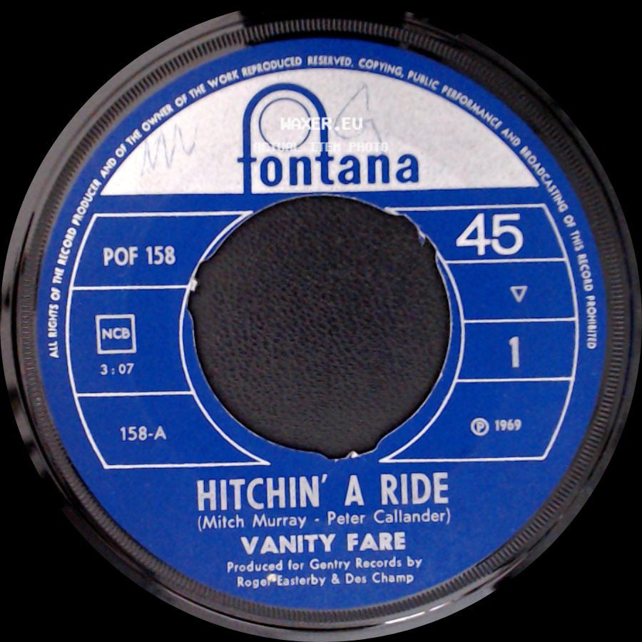 Vanity Fare - Hitchin' A Ride / Man Child side A