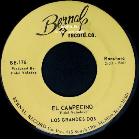 Los Grandes Dos - El Campecino / El Traca Traca side A