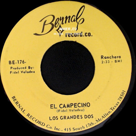 Los Grandes Dos - El Campecino / El Traca Traca side A