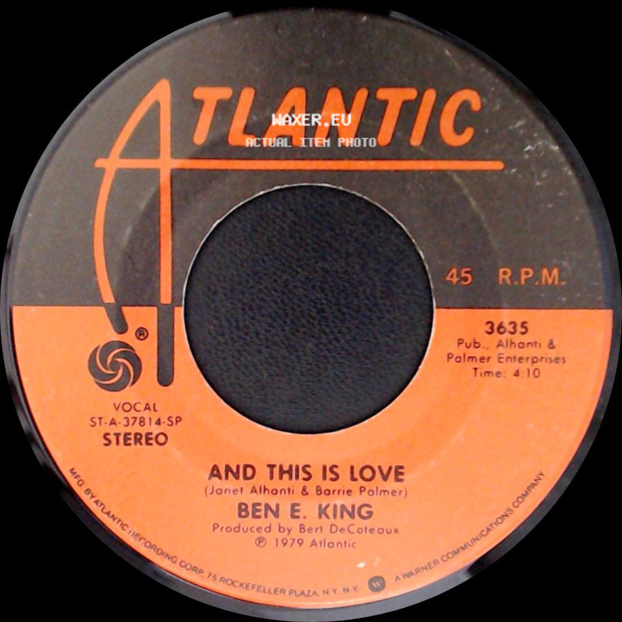 Ben E. King - Music Trance / And This Is Love side B