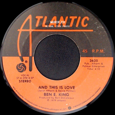 Ben E. King - Music Trance / And This Is Love side B