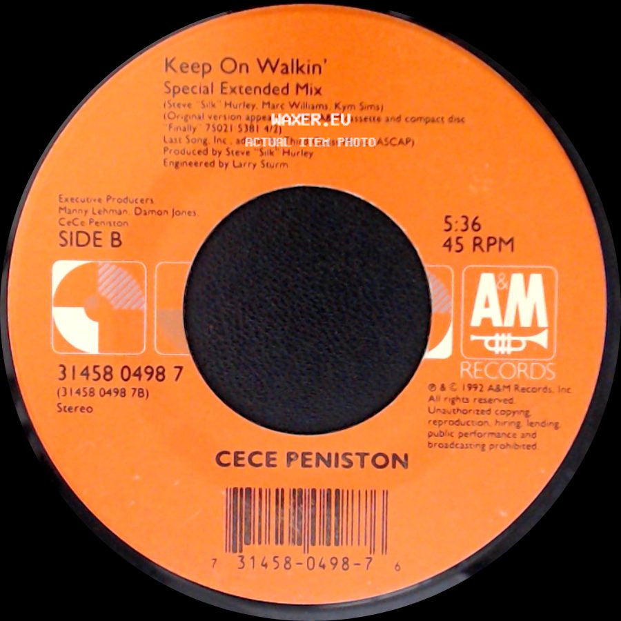 Cece Peniston - I'm In The Mood - East 87Th St Mix / Keep On Walkin' Special Extended Mix side B