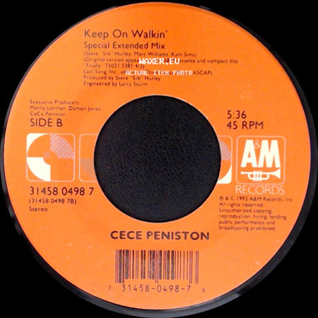Cece Peniston - I'm In The Mood - East 87Th St Mix / Keep On Walkin' Special Extended Mix side B