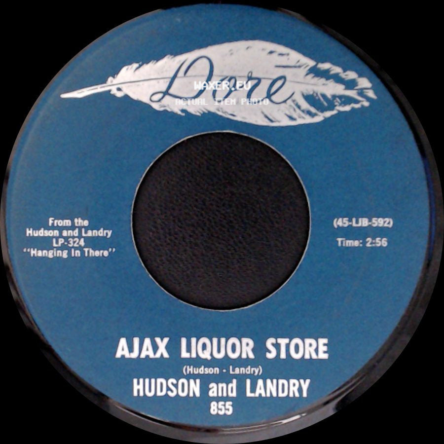 Hudson And Landry - The Hippie & The Redneck / Ajax Liquor Store side B