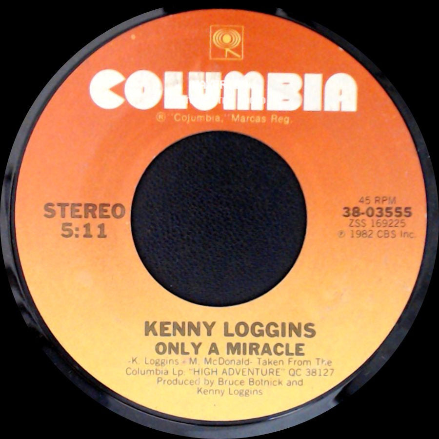 Kenny Loggins - Welcome To Heartlight / Only A Miracle side B
