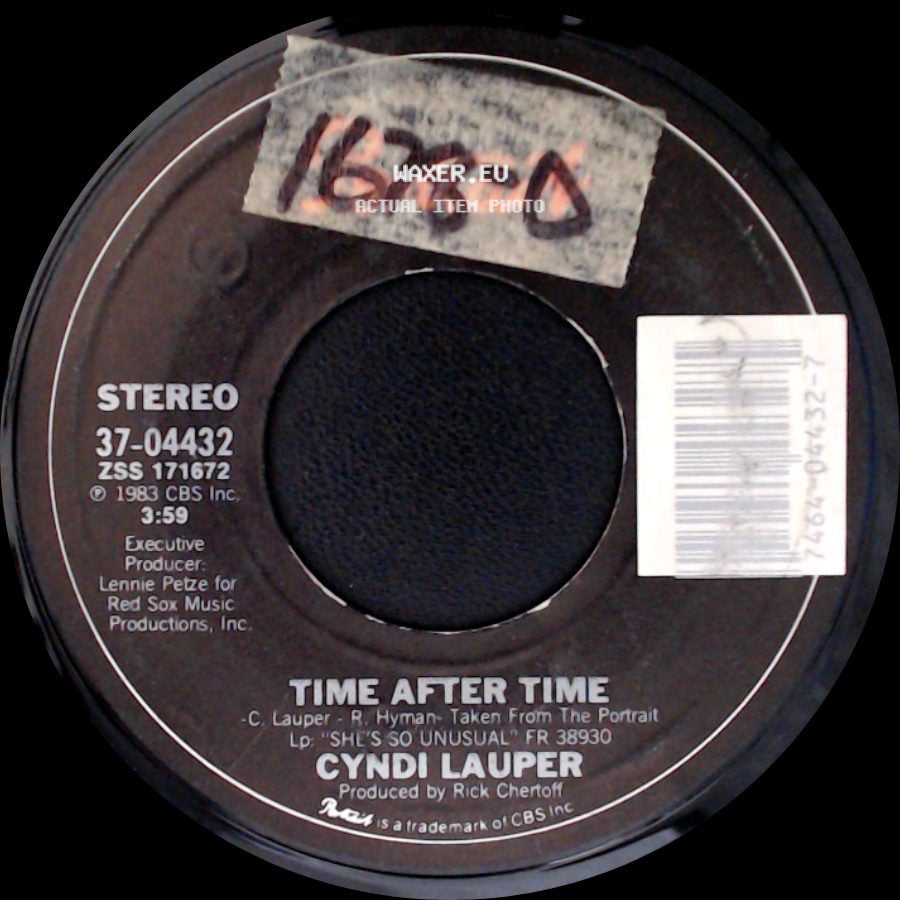 Cyndi Lauper - Time After Time / I'll Kiss You side A