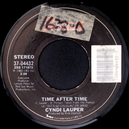 Cyndi Lauper - Time After Time / I'll Kiss You side A