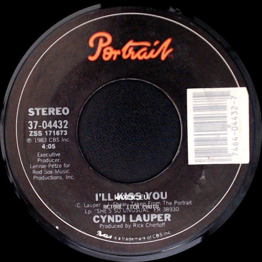 Cyndi Lauper - Time After Time / I'll Kiss You side B