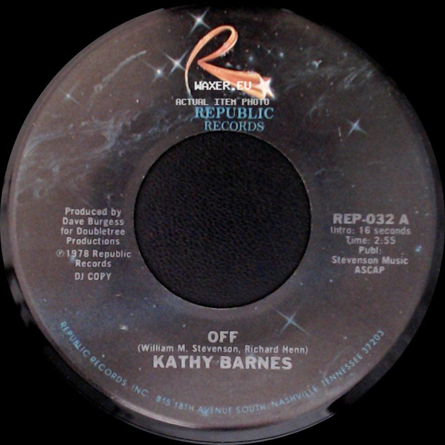 Kathy Barnes - Off / Off side A