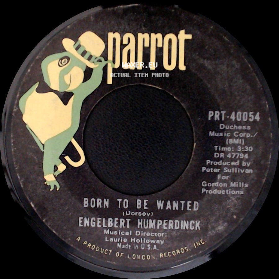 Engelbert Humperdinck - Sweetheart / Born To Be Wanted side B