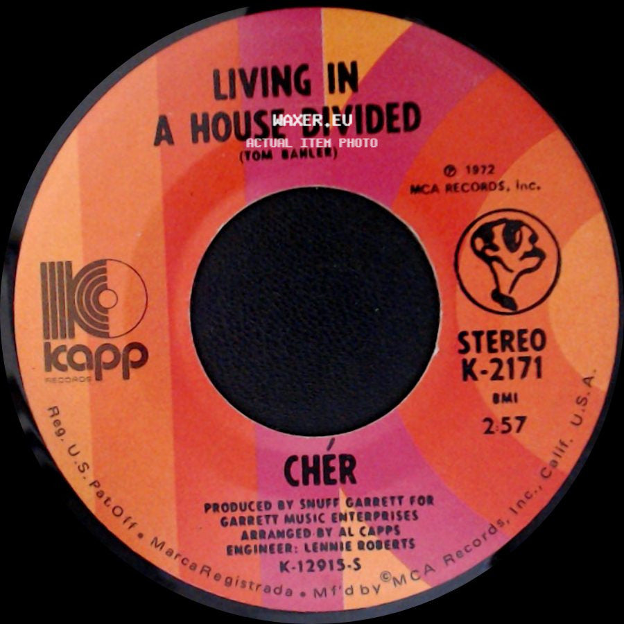 Chér - One Honest Man / Living In A House Divided side B