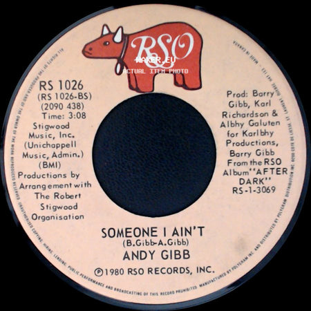 Andy Gibb / Andy Gibb And Olivia Newton John - Someone I Ain't / I Can't Help It side A