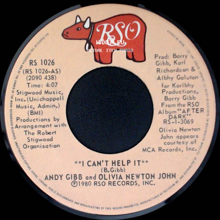 Andy Gibb / Andy Gibb And Olivia Newton John - Someone I Ain't / I Can't Help It side B