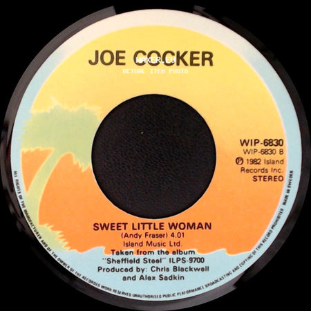 Joe Cocker And Jennifer Warnes / Joe Cocker - Up Where We Belong / Sweet Little Woman side B