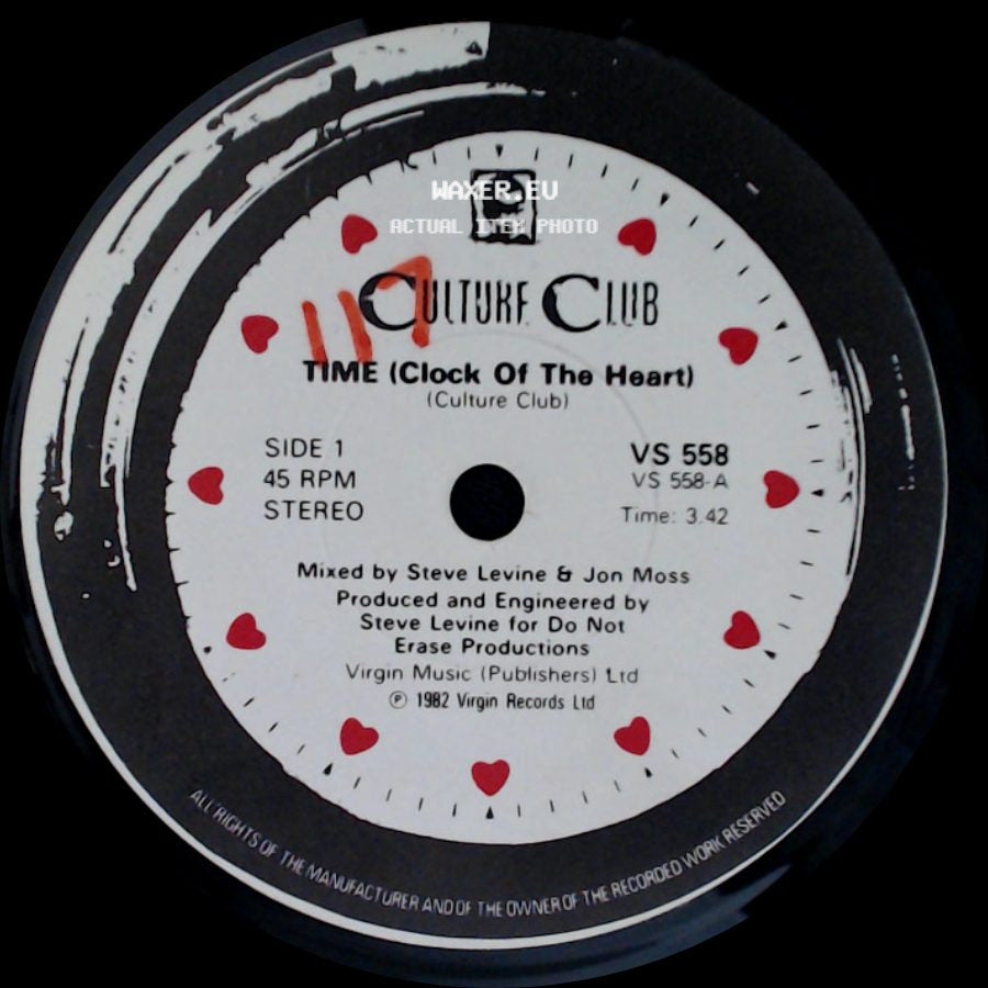 Culture Club - Time (Clock Of The Heart) / White Boys Can't Control It side A