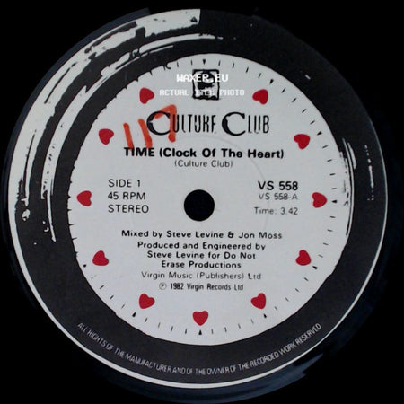 Culture Club - Time (Clock Of The Heart) / White Boys Can't Control It side A